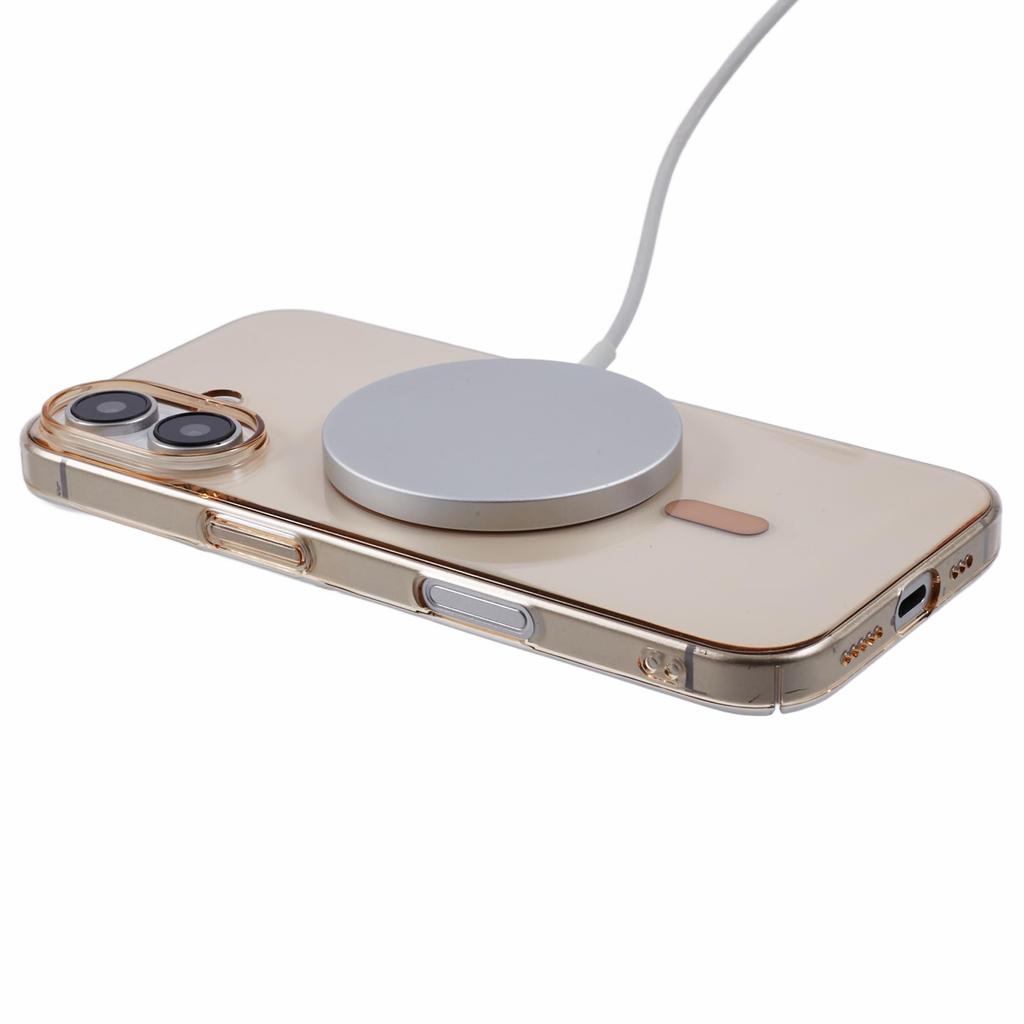 X-LEVEL For iPhone 16 Plus Magnetic Case Slim Shockproof Hard PC Clear Phone Cover