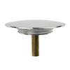 High Quality Bath Basin Stopper Sturdy Brass Construction Silver Color