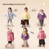 LUSONBABY Baby Girls' Thickened White Duck Down Winter Hooded Jacket