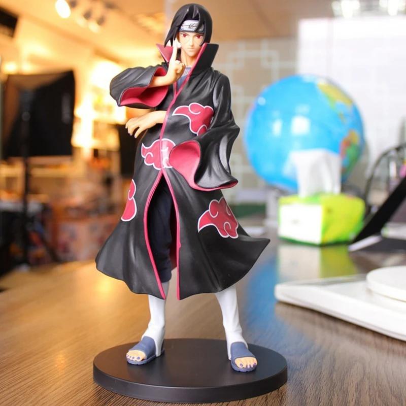 Anime Naruto Shippuuden Uchiha Itachi Organizzazione Akatsuki GK Modello Vestito Giocattolo Collezione Regalo Action Figure PVC