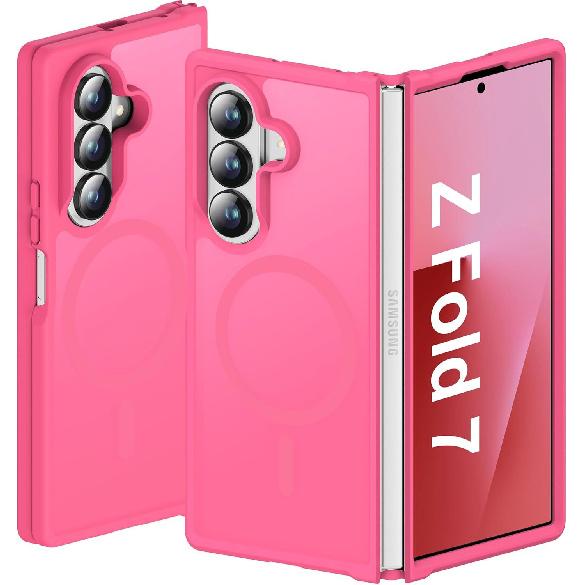 Suitable for Samsung ZFold8Ultra magnetic phone case with matte texture, anti-drop protective cover zflip 30% off foldable soft 6