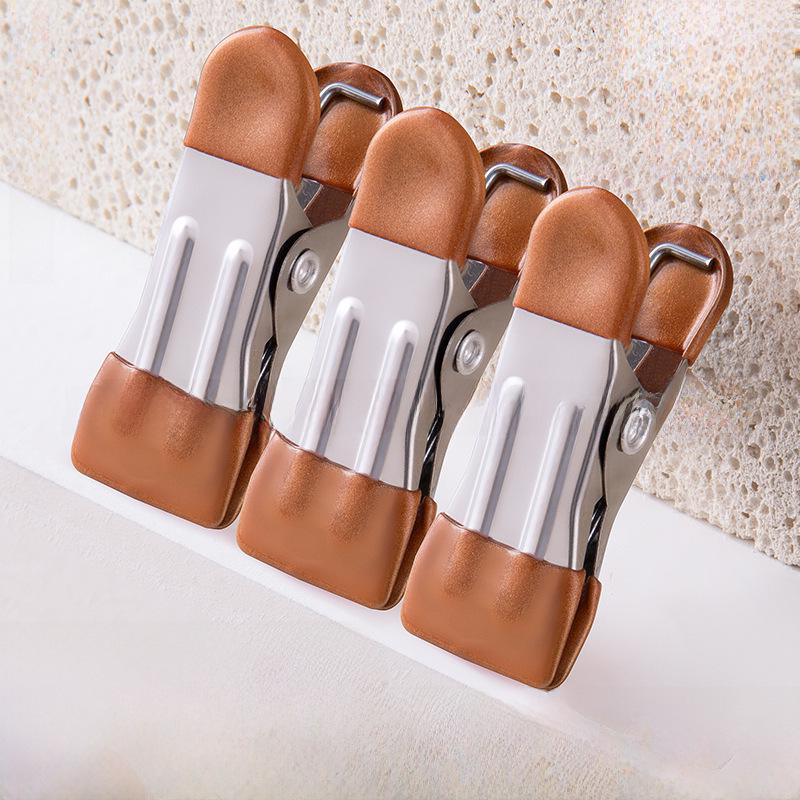 Windproof Stainless Steel Clothespins: Durable Clips for Clothes Drying and Hanging