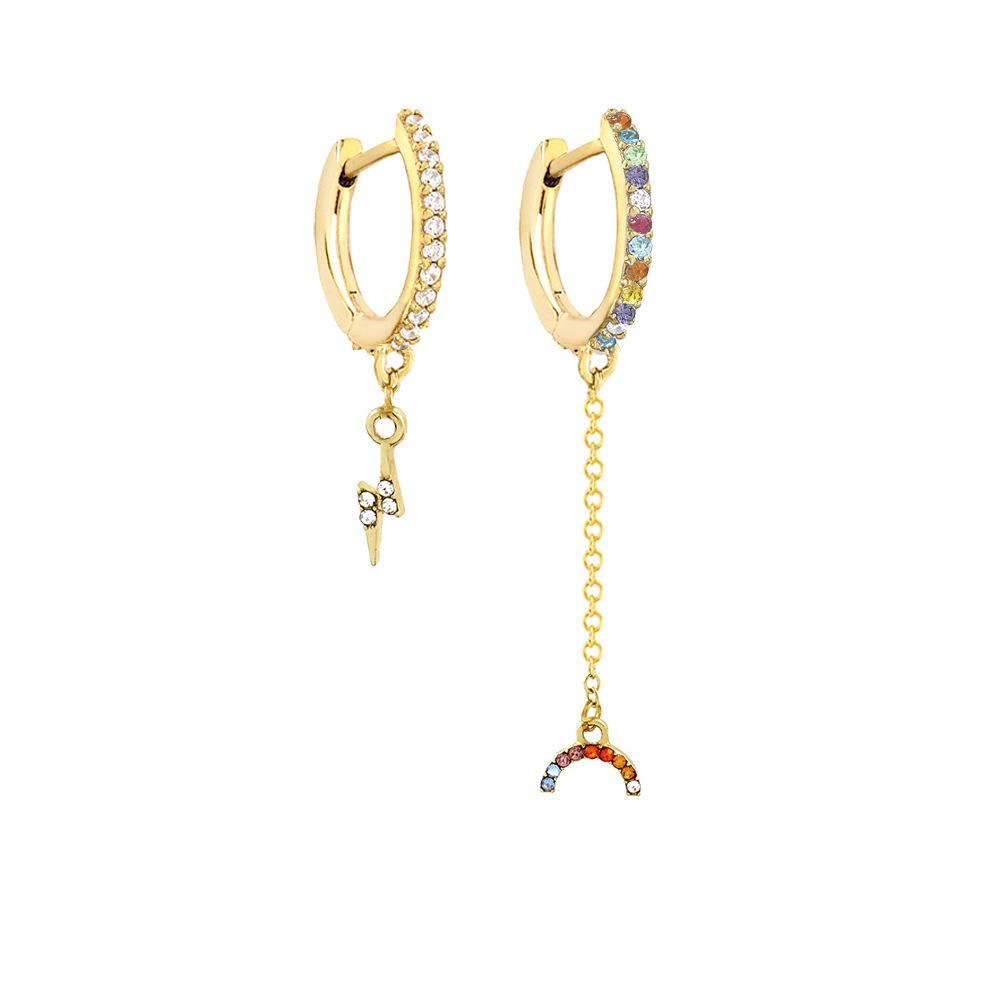 

Copper Butterfly Earrings For Women Elegant And Fashionable Design Asymmetrical CH0847