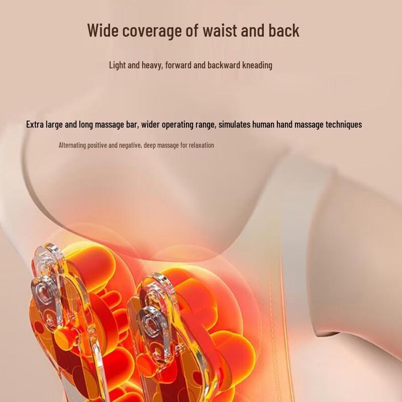 CHIGO Therapeutic Full-Back Massage Cushion CN plug (adapter included)