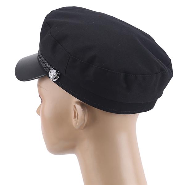 Fashion Hat Cap Women Casual Streetwear Rope Flat Cap Elegant Autumn Winter Warm Beret Hat Female