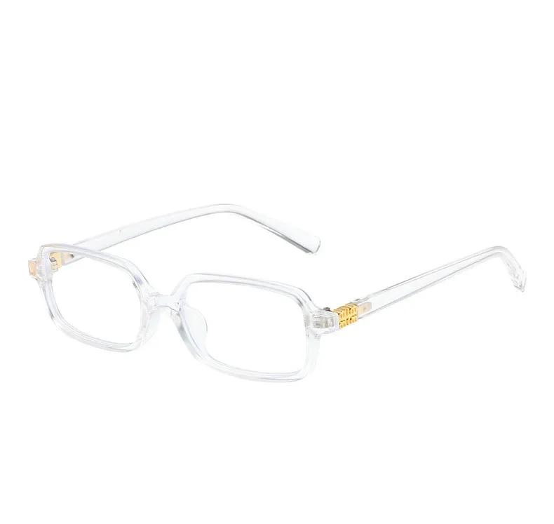 

Classic Brand Designer Luxury Small Frame Square Sunglasses Women For Men Vintage Punk Sun Glasses Popular Hip Hop Shades As the photo