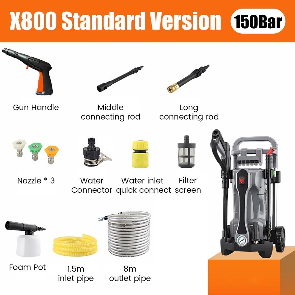 220V-230V 150Bar Car Washing Machine 3800W Cleaner Pump Foam Generator Sink Accessories High Pressure Washer For Parkside Pressure Sprayer