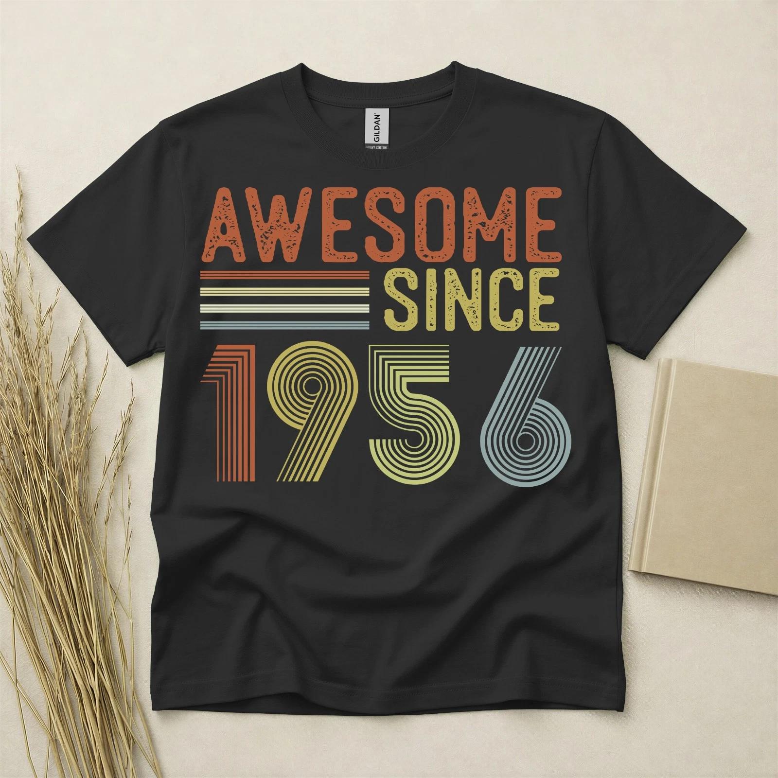 70th Birthday T-shirt Born In 1956 Awesome Since 1956 T Shirt Seventy Years Old 3XL