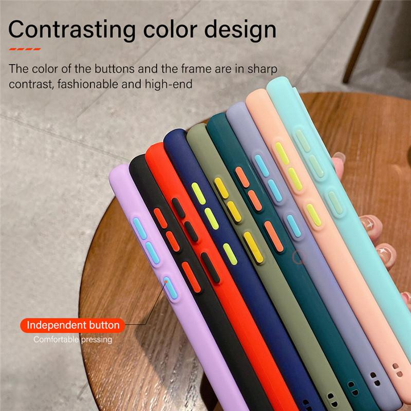 Matte Translucent Hard Case On For Samsung Galaxy A0 A7  A30 Shockproof Silicone Back Cover A 0 A0s A30s
