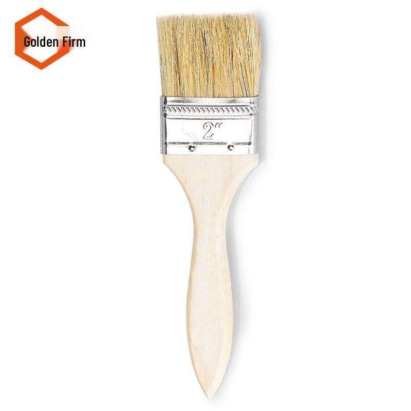 Jingu Wooden Handle Pig Bristle Brush 2 inch