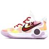 KD Trey 5 IX Mid Top Vintage Basketball Shoes Unisex White Purple DJ6922-100(team-A)