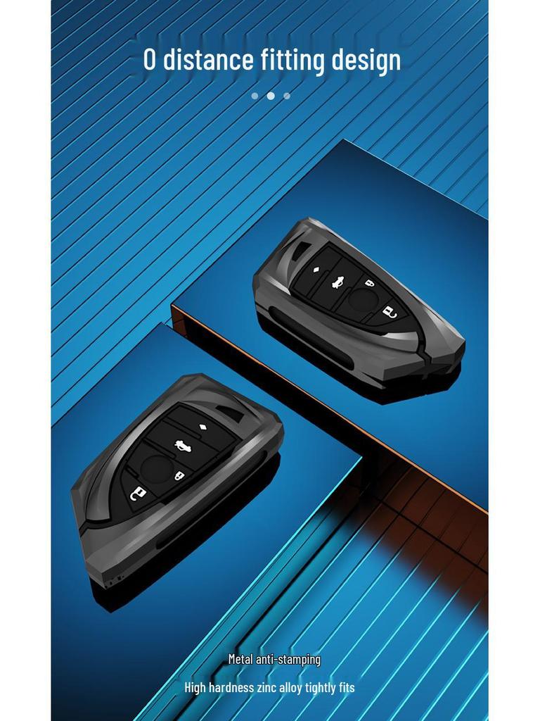 BMW Key Case Cover: Compatible with 5 Series, 3 Series, X3, X1, LCD X5, Blade 530, 7 Series, 1 Series, 525, and X2.