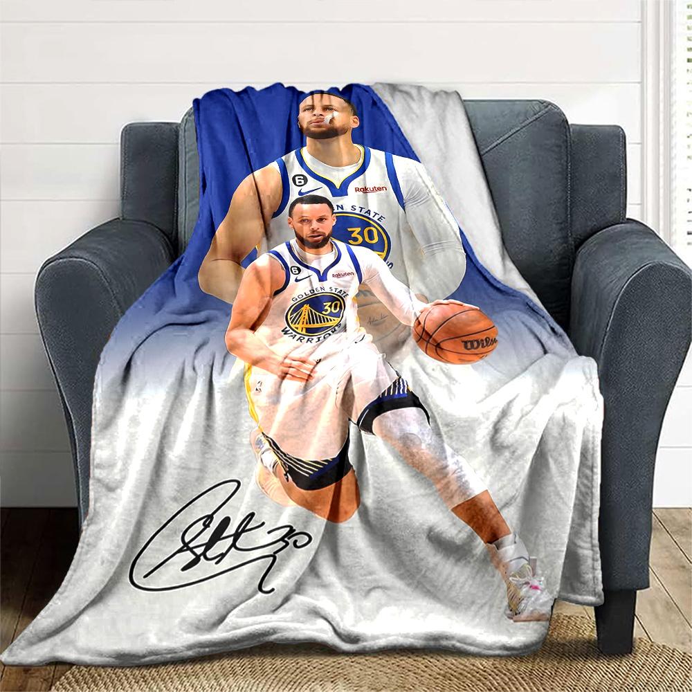 Golden State Warriors Blanket Comfortable Suitable for Chair Bedding Picnics Four Seasons Multipurpose Modern Style