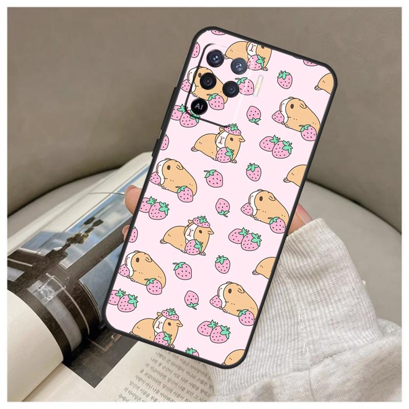 

Guinea Pig Case For Oppo A74 A94 A54 A18 A38 A58 A78 A98 A80 A60 A40 A96 A76 A16 A15 A17 A57 A77 A5 Pro OPPO A16