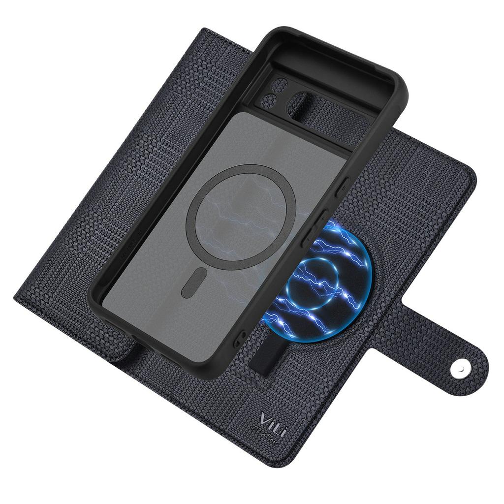 VILI GHA Series For Google Pixel 8 Pro RFID Blocking Case Card Holder Phone Cover Compatible with MagSafe