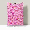Food and Fruit Party digitalprinted polyester Bedroom velvet flannel cover blanket Fleece soft sofa cover blankets for beds