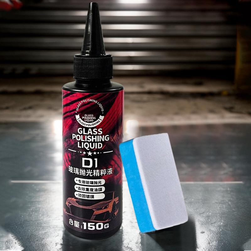 Auto Glass Degreaser 150g Oil Film Glass Cleaners Water Stain Remover Window Cleaning Liquid Auto Windshield Polish For Car