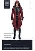 Giacca con Cappuccio Patchwork da Signore Medievale per Uomo Costume Cosplay di Halloween
