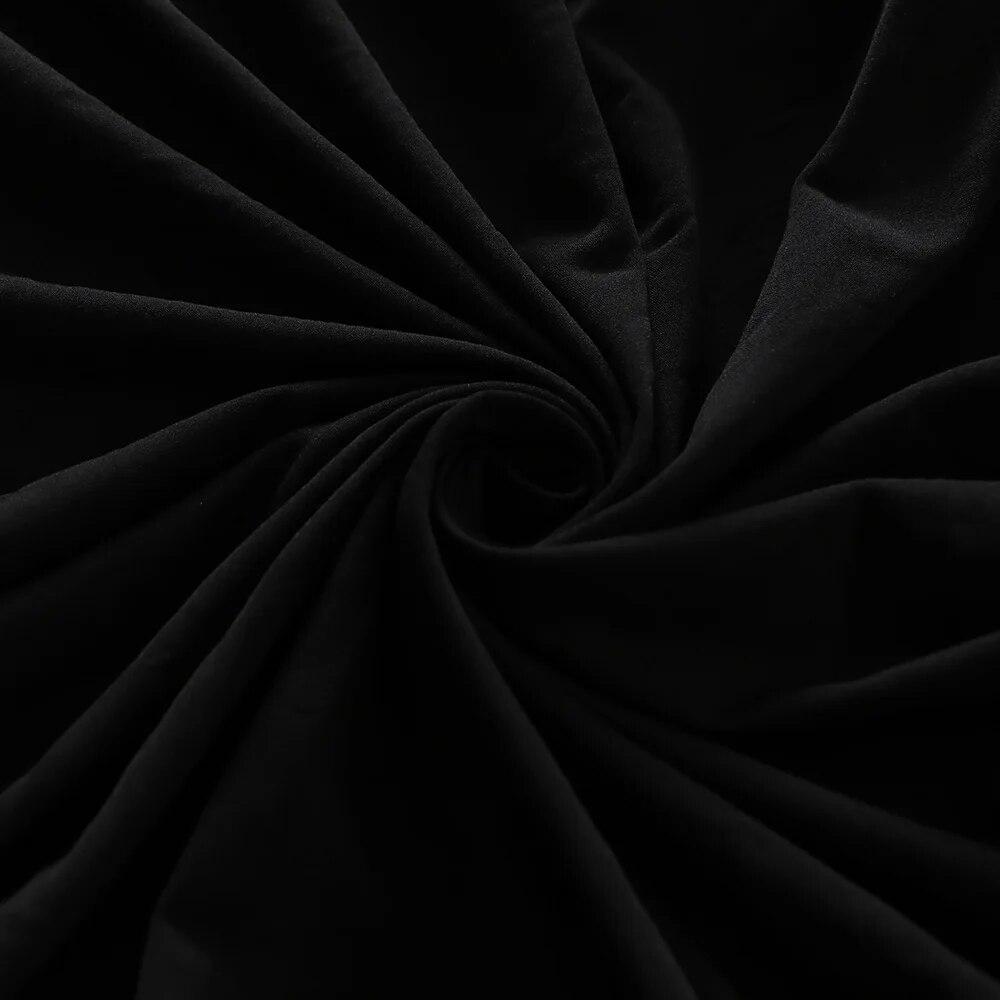 Schwarze Sofa-Sitzkissenbezüge für Möbel, elastische Schutzbezüge, Haustiere, Kinder, waschbar, abnehmbarer Kissenbezug für Wohnzimmersofas