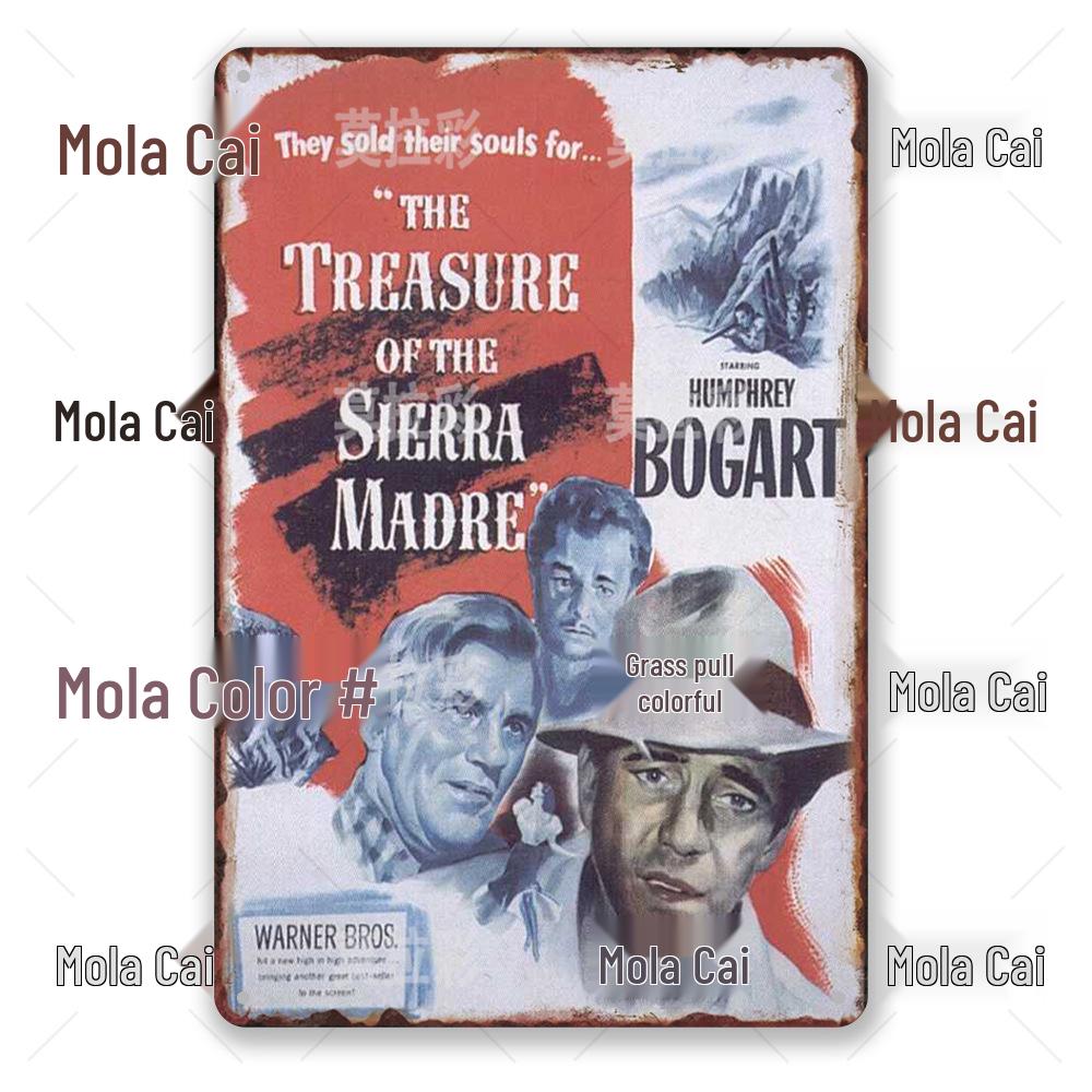 Personalized Retro Movie Poster Tin Sign - Creative American Vintage Metal Art