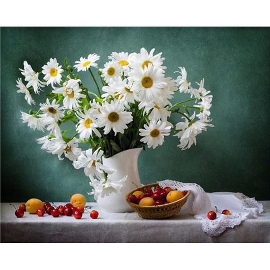 

Алмазная мозаика Цветы от бренда Huacan 45*60 cm