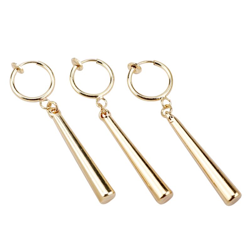 Anime One Piece Roronoa Zoro Cosplay Earrings Sauron Ear Clips Golden Pendant Hook Earrings For Women Men Jewelry 3Pcs/Set