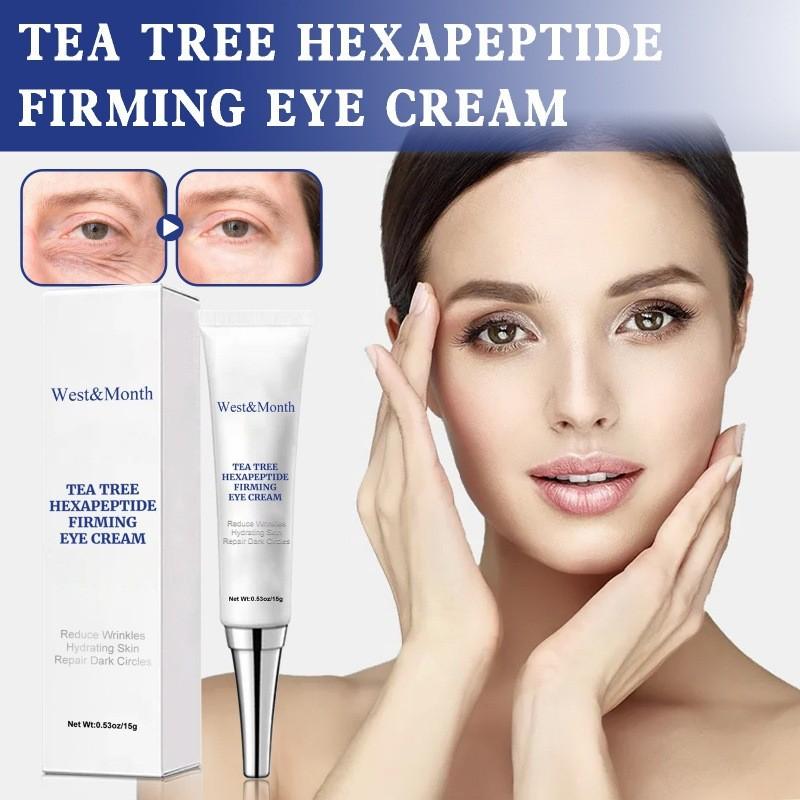 West Month Tea Tree Six Peptide Firming Eye Cream For Smoothing Fine Lines And Repairing Delicate Skin