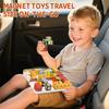 Magnetic Building Blocks for Kids, STEM Engineering Travel Toys with Portable Iron Box, Educational Construction Set for Toddler