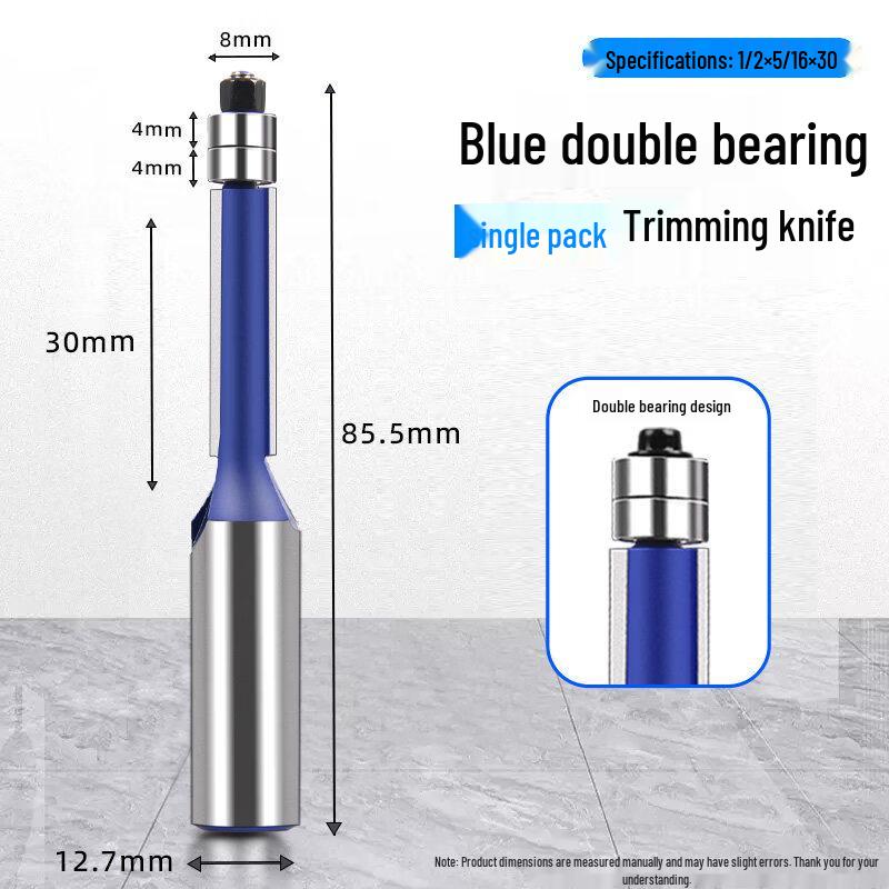 

Double Bearing Woodworking Router Bit Set
