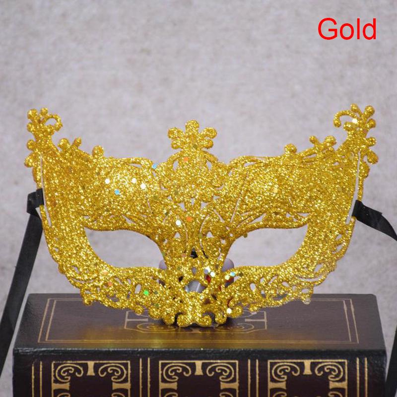 Venedig Sexy Goldene Fuchsmaske Maskerade Kostüm Tanzmaske Accessoires Festival