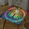 Quadratische Tischdecke, Tarot-Altardecke, Spielunterlage, Tarot-Lesen-Tischdecke, Tarot-Kartenmatte, Wahrsage-Tischdecke