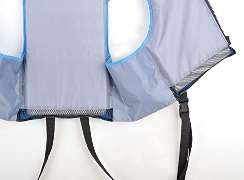 Captain Stag Floating Vest with Reflective Tape, Children's, Ages 4-10, Blue, HULA US-3011