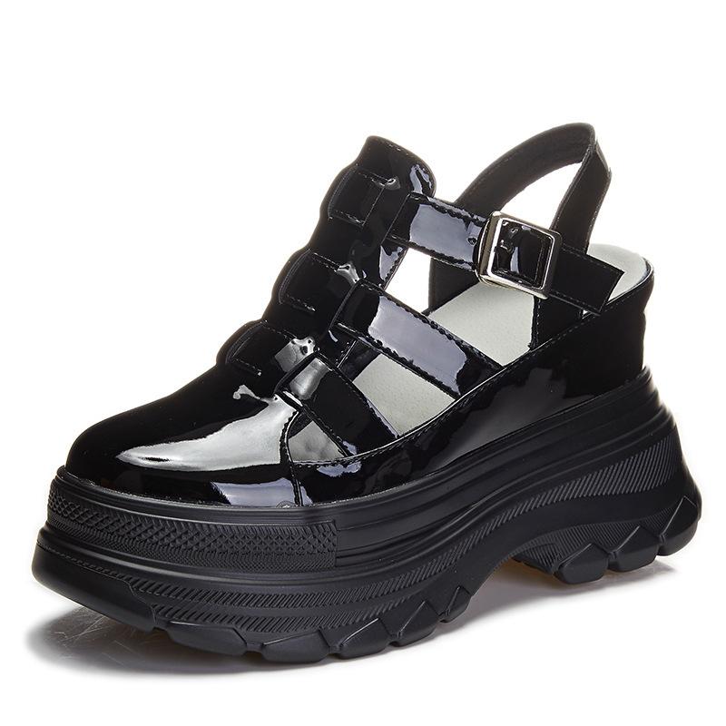 Inner height increase new spring and autumn dad shoes thick sole hollow ins sports and leisure shoes A