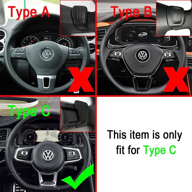 2026 Hot For Volkswagen VW Car Steering Wheel Paddle Shift Extend Shifter Sticker For VW Golf 7 GTI MK7 GTE GTD RLINE Volkswage