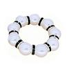 Set of 60 Tissue Holders Bead Christmas Tissue Buckles Christmas Bead Serviettes Rings Suitable for Tissue Decors
