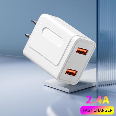 2.1A Dual-Port USB-Ladegerät Quick Charge 3.0 Netzteil für iPhone Samsung Xiaomi Mobiltelefon EU US Stecker Schnellladung