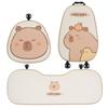 Breathable Summer Car Cartoon Cushion Protector Pad Capybara Car Seat Cushion  Auto Accessories