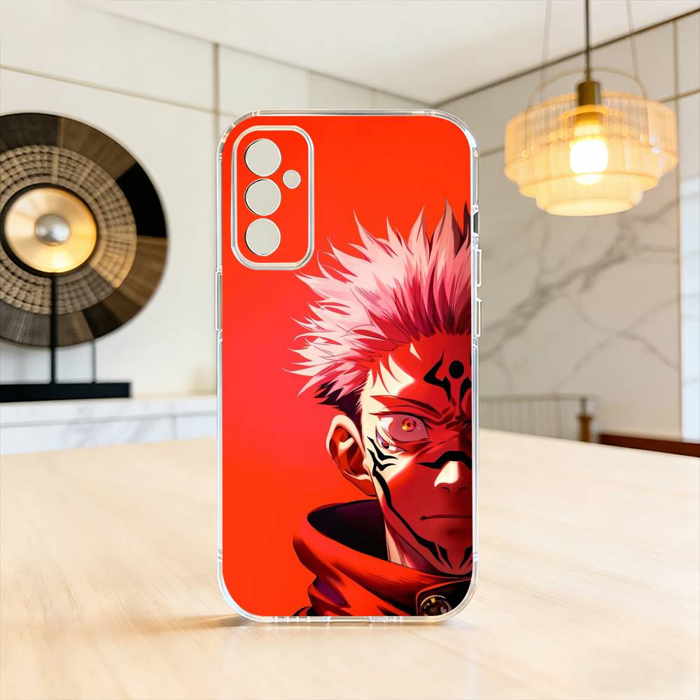 J-Jujutsu K-Kaisen Itadori Y-Yuji Phone Case For SamsungA10,12,20,21S,30,31,40,50,51,52,70,71 Transparent Cover