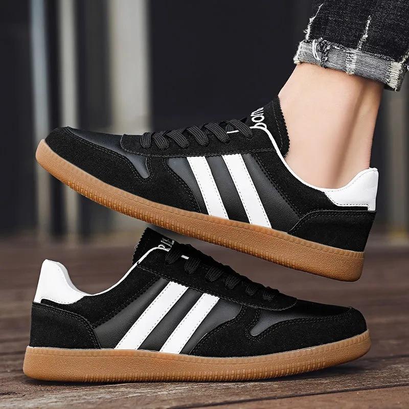 Men's four seasons men's sports trend retro casual shoes flat baseplate shoes little white shoes board shoes