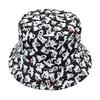 New Halloween printed bucket hat pumpkin lantern personality casual ghost basin hat sun hat funny trend hat