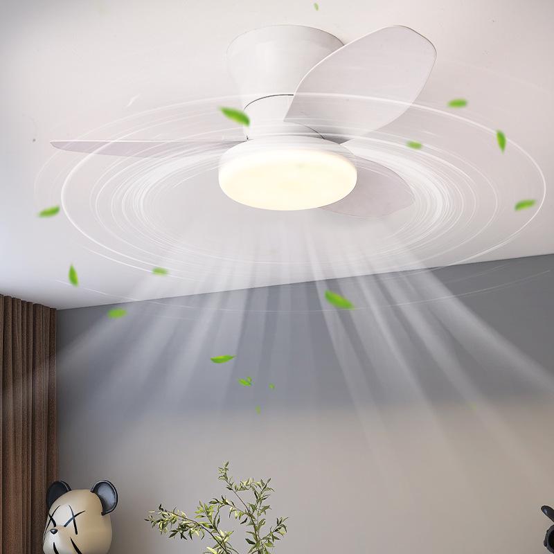 Nordic Ceiling Fan Light for Bedroom & Kids' Room - Stylish Inverter Fan for Small Spaces