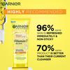 Garnier Skin Naturals Bright Complete Vitamin C Face Wash Gel | Gentle Cleanser - Brighter and Glowing Skin | Reduces Dullness | Daily Cleanser | 100g