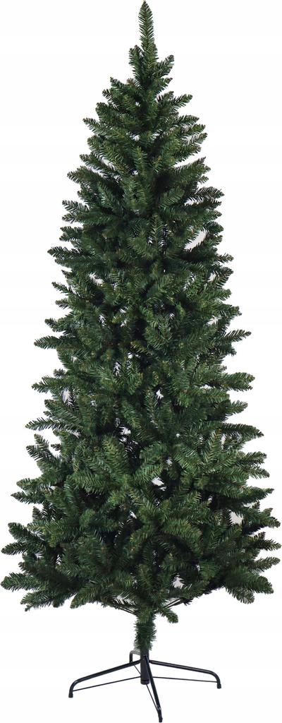 Artificial Christmas Tree Spruce 220 Cm Beautiful, Dense With Stand, Life-Like Green