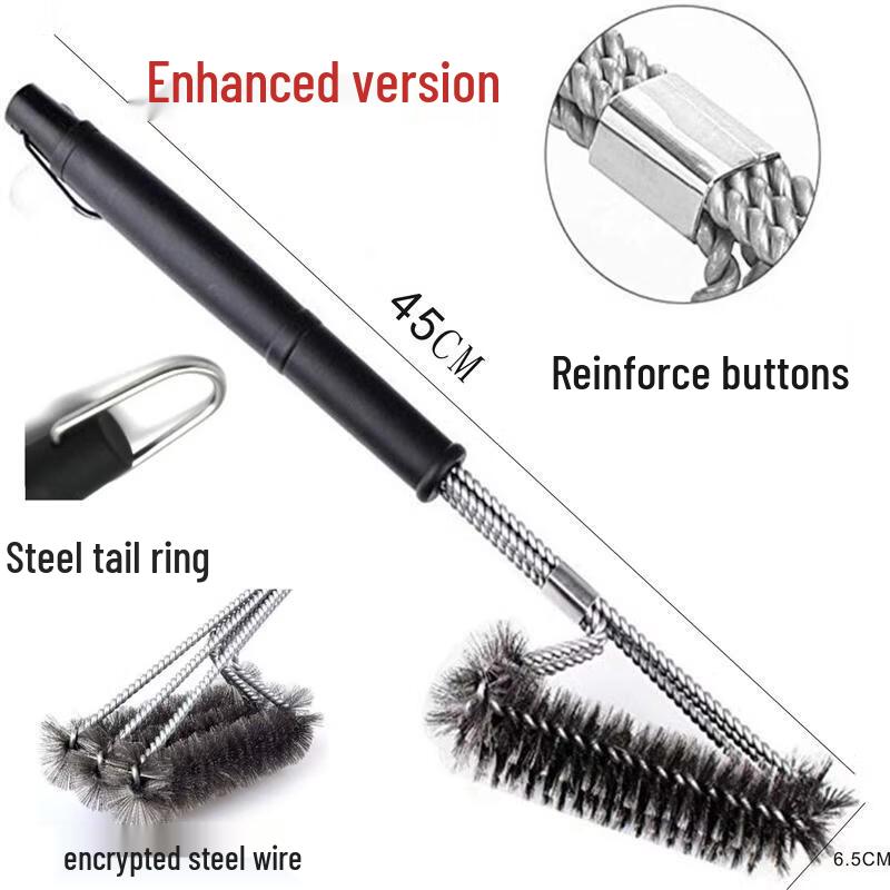 18-inch Large Steel Wire BBQ Grill Cleaning Brush