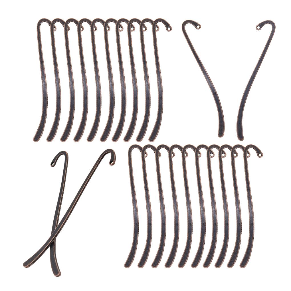 

24 штуки крючков закладка для книг цинковый сплав изготовление ювелирных изделий закладка для книг офисные украшения подвески самодельные аксессуары для поделок своими руками