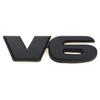 4-Piece Frosted Black ABS Door & Fender Letter Decals for Pickup Trucks