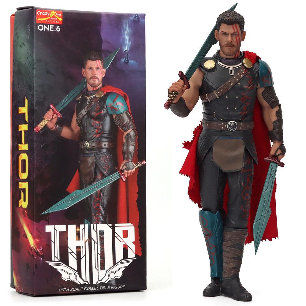 Marvel 1/6 Scale Iron Man MK45 Figure with Color Box - The Flash, Captain Marvel, Thor Edition.