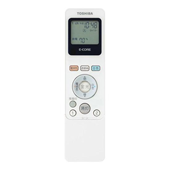 

Toshiba Lighting Fixture Remote Control for LED Ceiling Lights, Kireiro (White), for models without the Easy Eco Sensor, FRC-194TW (16079104) Made