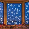 White Snowflake Wall Decals Christmas Decorations Christmas Wall Stickers Glass Window Sticker