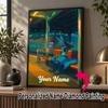 Personalized Greninja Diamond Art Custom Name 5D Diamond Painting Full Drill DIY Craft